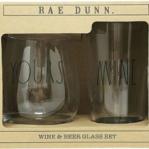 Rae Dunn Glassware Set - NIB
